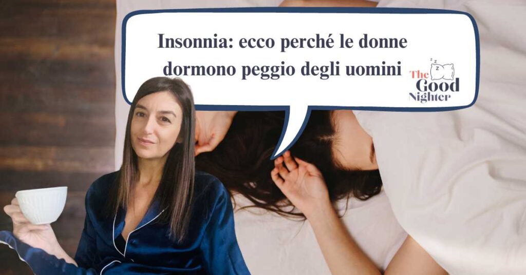 Insonnia ecco perché le donne dormono peggio degli uomini