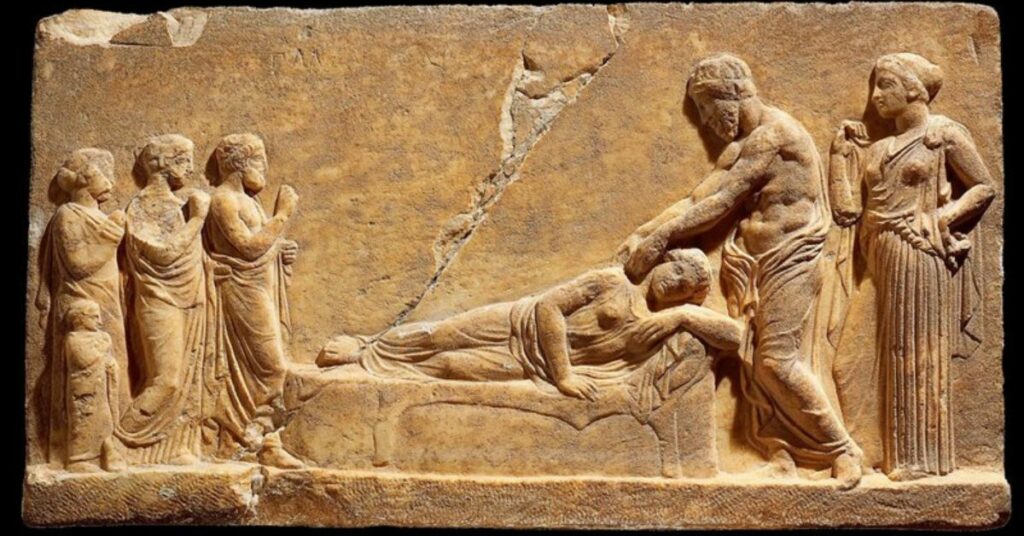 Dormire nell'antica grecia